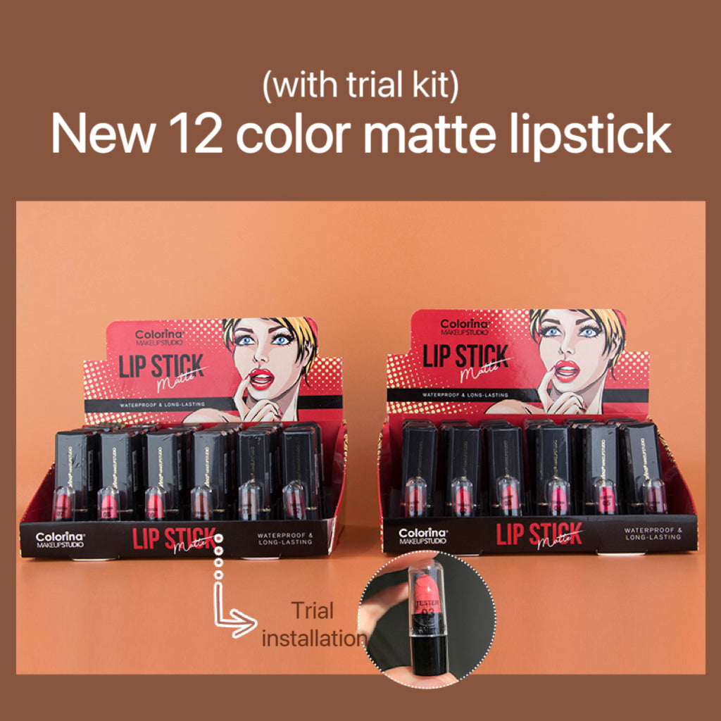 matte lipstick set boxed