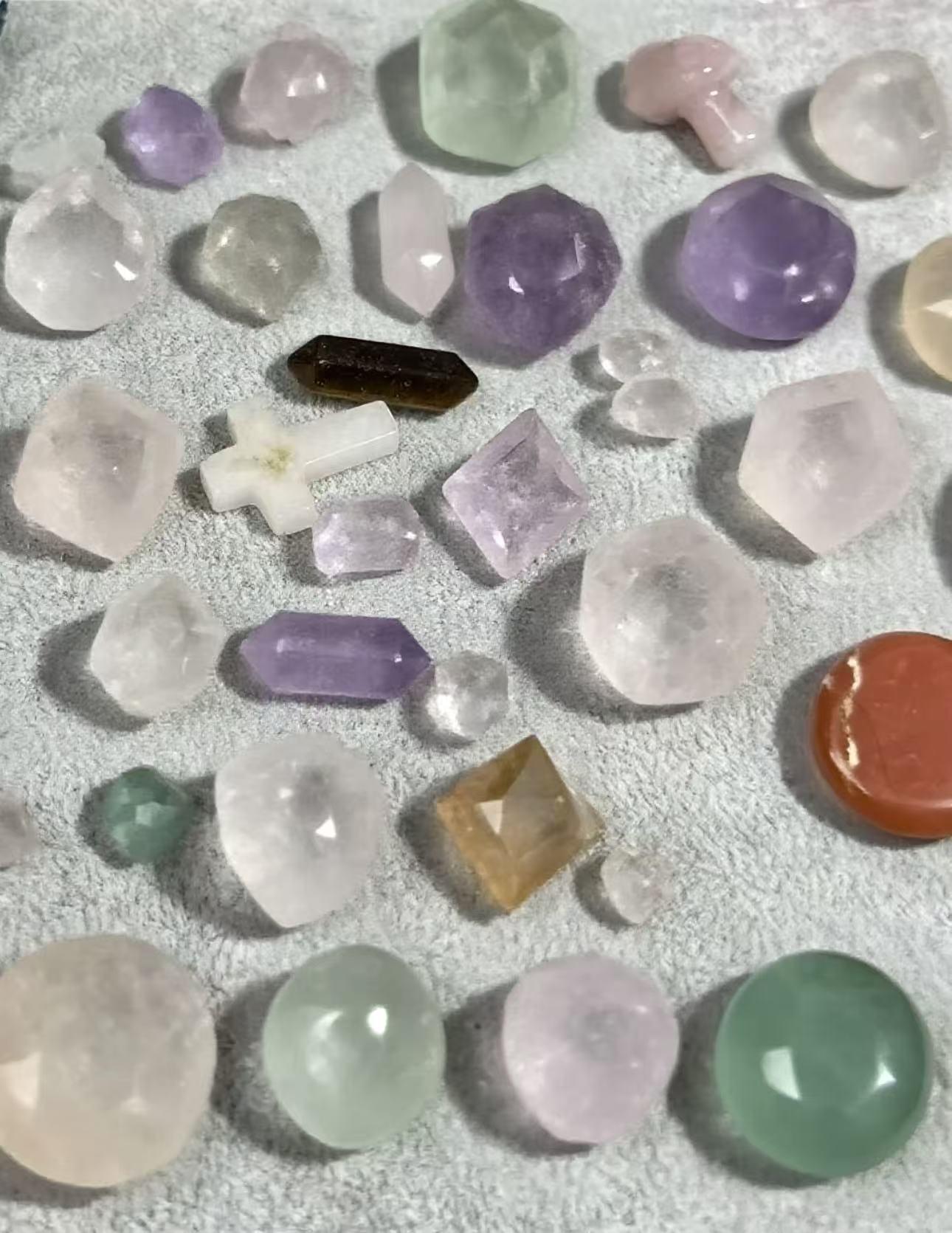 Rainbow Crystals set Natural crystal only