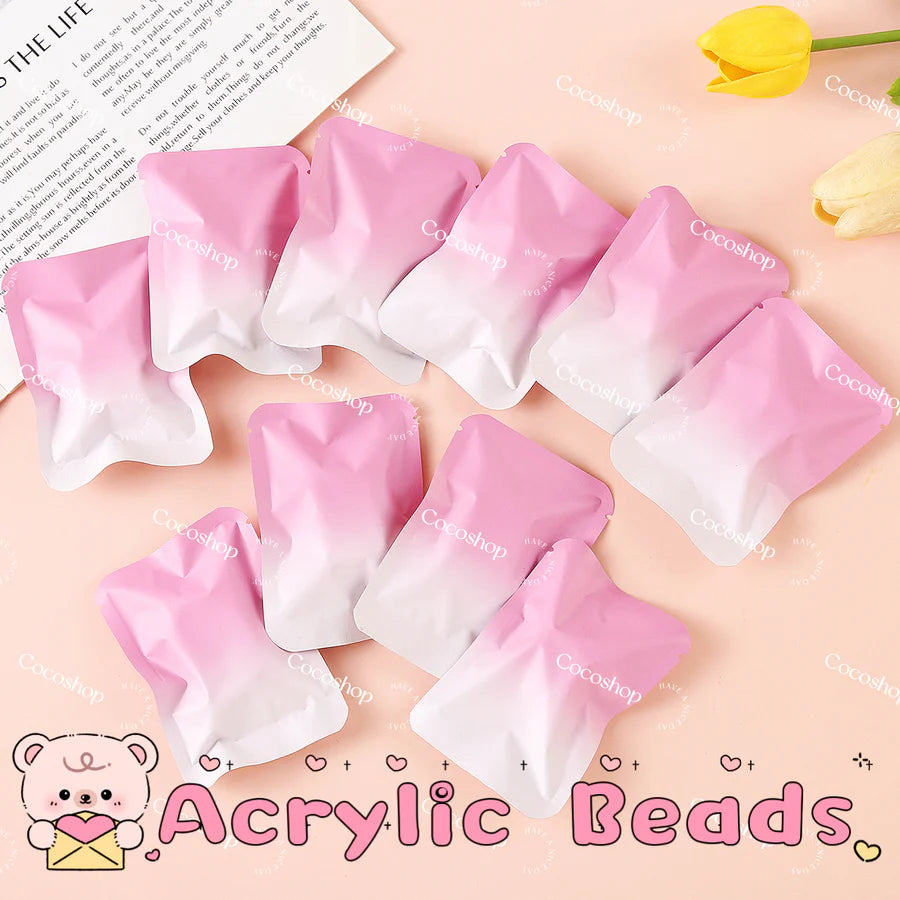 Acrylic Beads Lucky Bags - Open in Live - for Beaded Pen Chain DIY