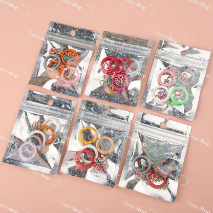 Acrylic Beads Lucky Bags - Open in Live - for Beaded Pen Chain DIY