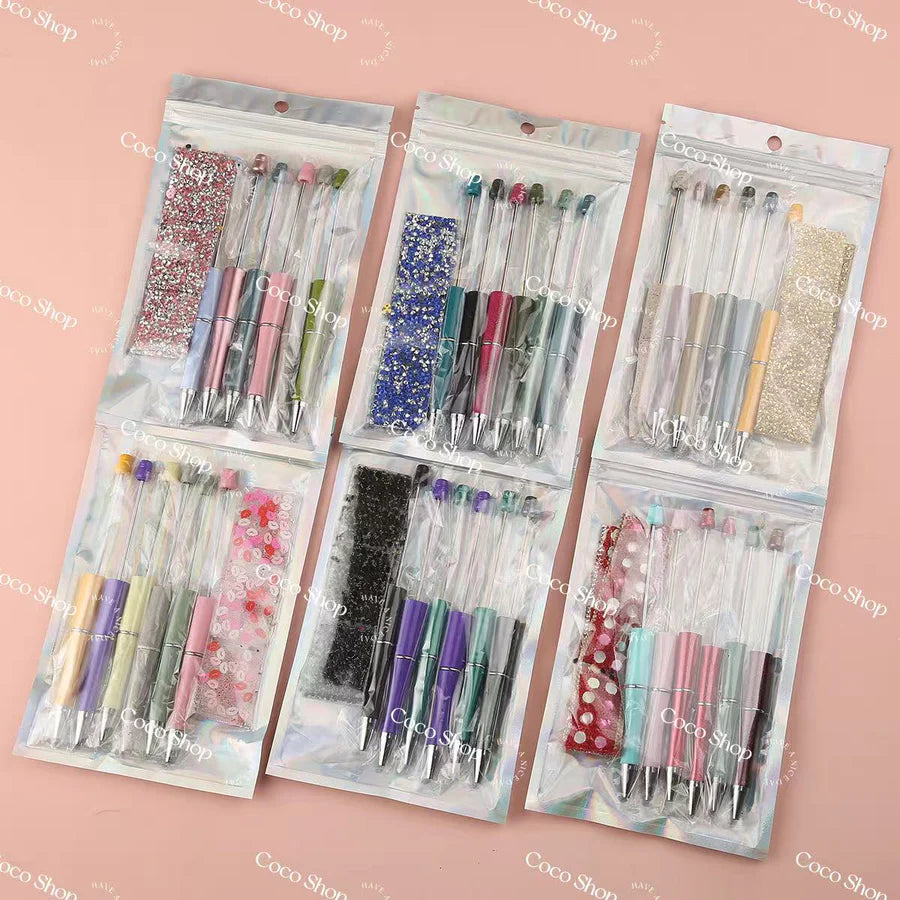 Acrylic Beads Lucky Bags - Open in Live - for Beaded Pen Chain DIY