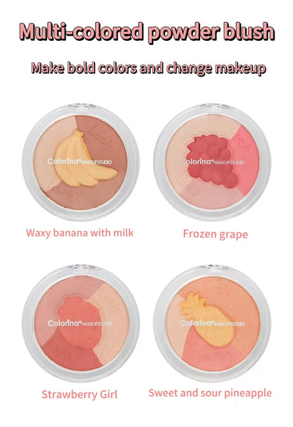 Multi-color pink highlighter blush