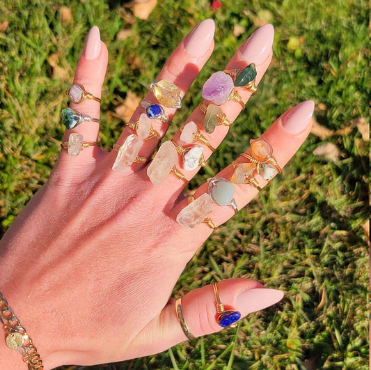 Rainbow Crystals set Natural crystal